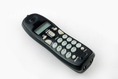 Cordless phone closeup clipart