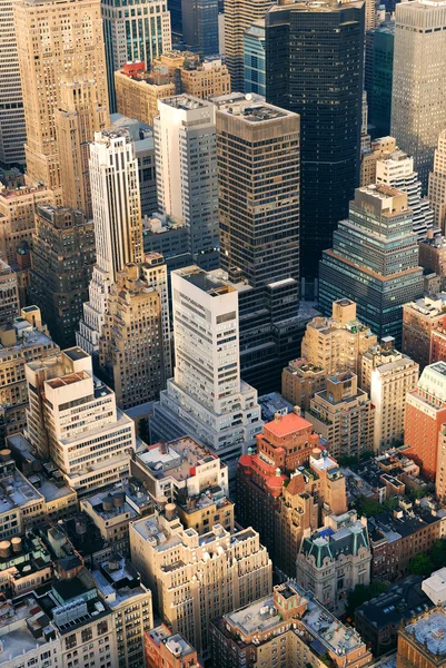 Manhattan antenn skyline — Stockfoto