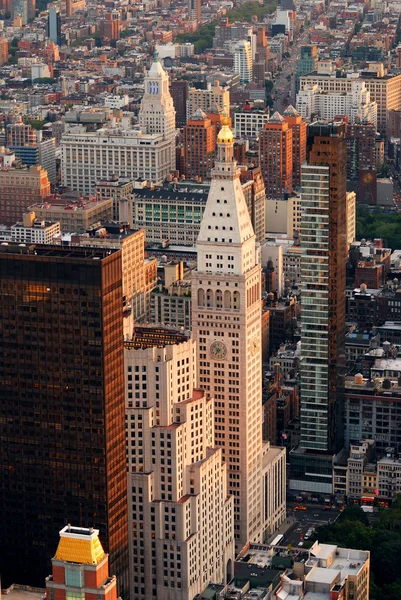 New york city street Flygfoto — Stockfoto