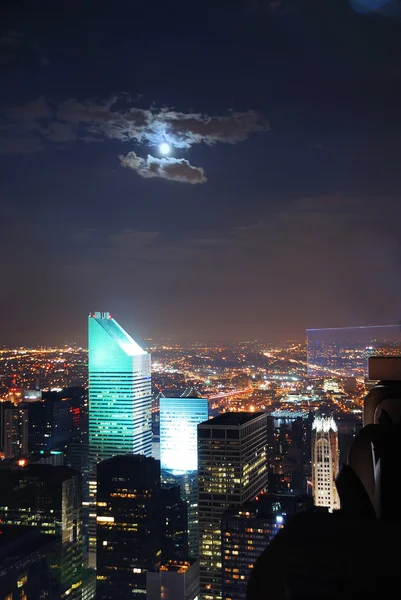 New york city noční scény — Stock fotografie