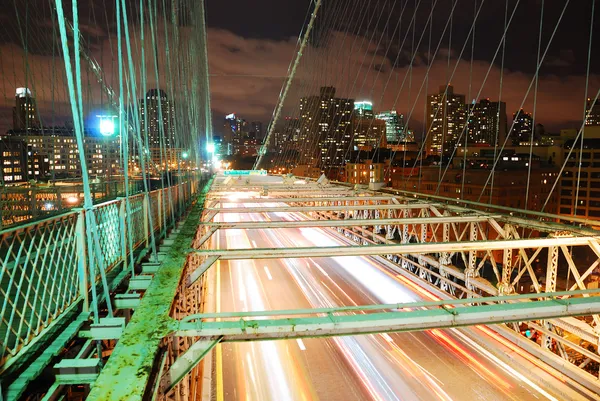 New York'un brooklyn Köprüsü — Stok fotoğraf