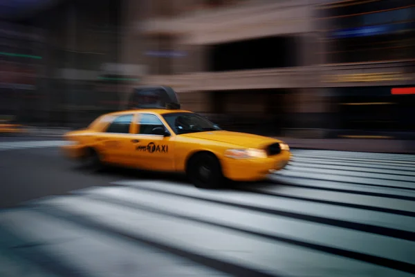 Νέα Υόρκη κίτρινο cab — Φωτογραφία Αρχείου