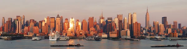 New York City Panorama sullo skyline di Manhattan — Foto Stock