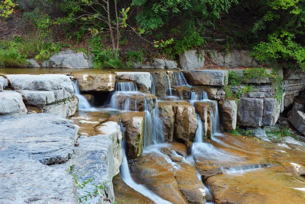 stock image Waterfall in woods