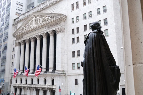 Wall Street, New York City — Stock fotografie