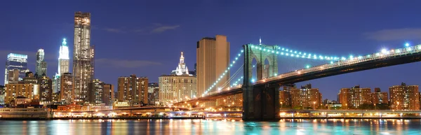 Nueva York Manhattan skyline panorama Imágenes de stock libres de derechos