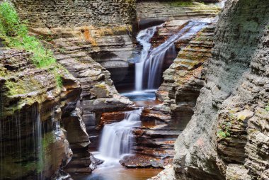 Watkins Glen waterfall clipart