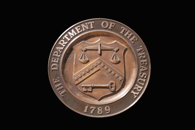 United States Treasury Department logo clipart