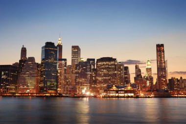 new York'taki Manhattan skyline