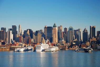 URBAN CITY SKYLINE, NEW YORK CITY clipart