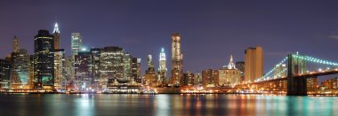 New York City Manhattan skyline clipart