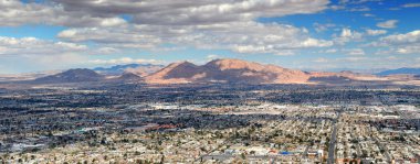 Las Vegas Aerial Panorama clipart