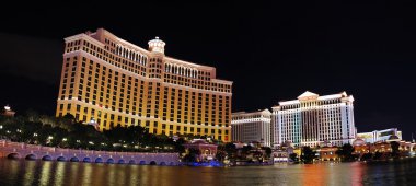 Las Vegas hotels panorama clipart