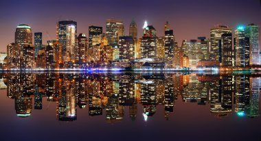 Manhattan panorama, New York City clipart