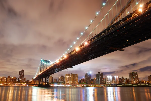 New Yorku manhattan most — Stock fotografie