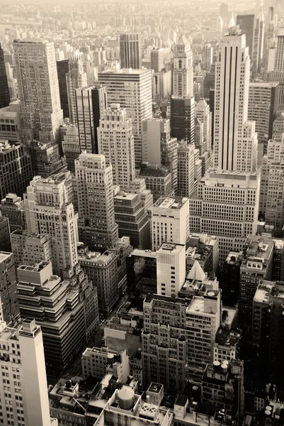Stedelijke wolkenkrabbers, new york city — Stockfoto