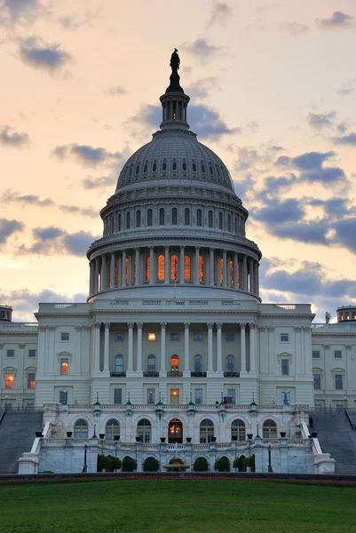 Capitol Hill Building por la mañana, Washington DC —  Fotos de Stock