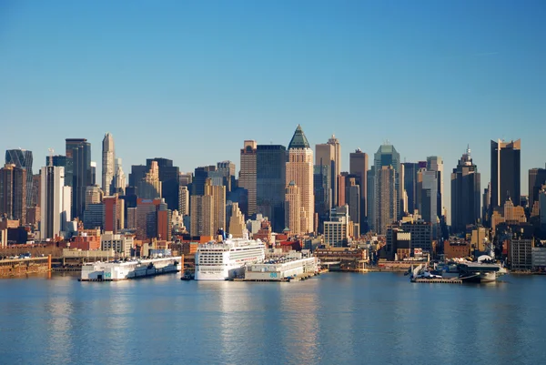Kentsel şehir manzarası, new york city — Stok fotoğraf