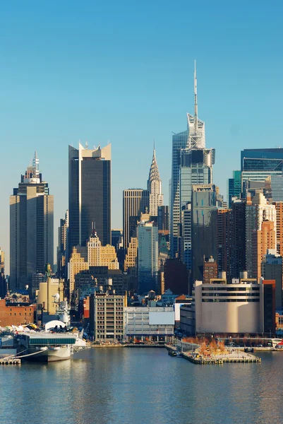Urban stadssilhuetten, new york city — Stockfoto