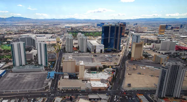 Hoteles de lujo en Las Vegas Strip panorama — Foto de Stock