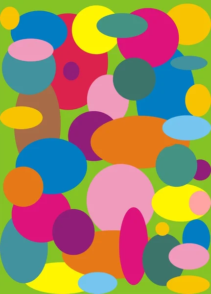 Círculos multicoloridos — Vetor de Stock