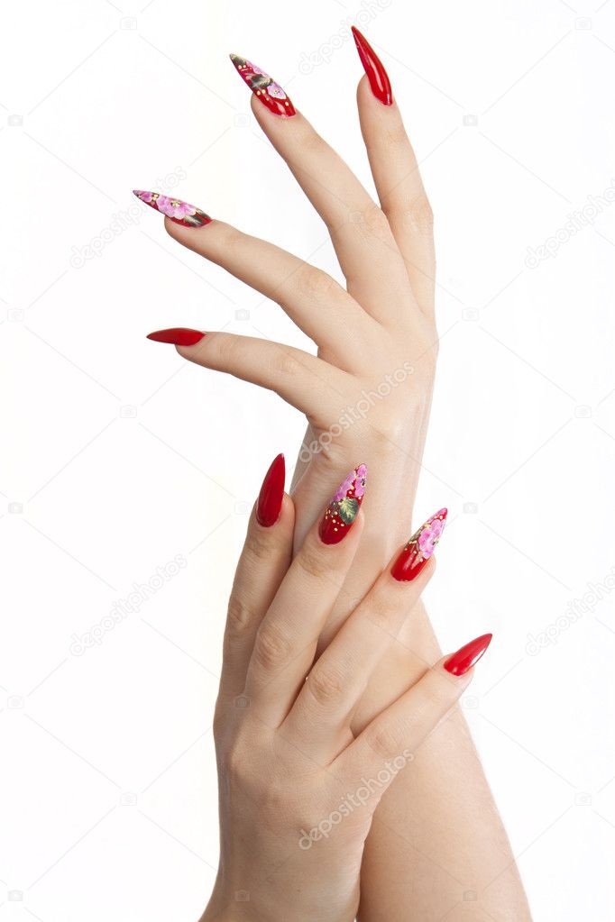 Длинные Ногти Женщин Фото