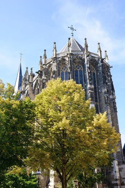 Cathedral - Aachen, Tyskland - Stock-foto