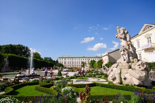 Palacio y Jardín de Mirabell - Salzburgo, Austria — Foto de Stock