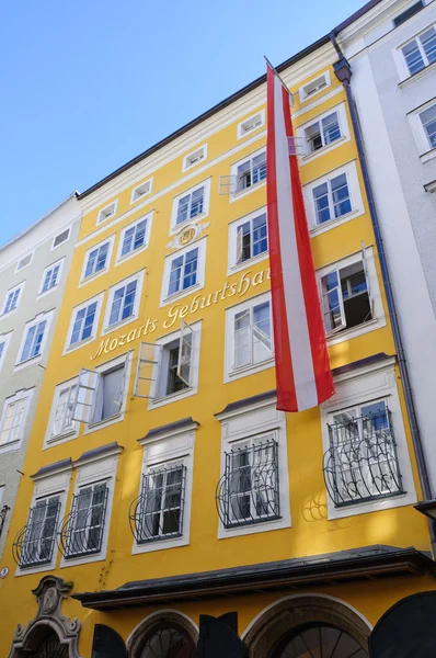 Mozart's Birthplace - Salzburg, Austria — Stock Photo, Image