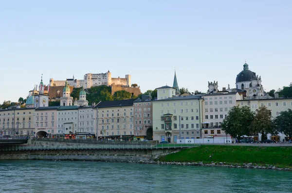 Salzburg in the evening, Austria — Stock Photo, Image