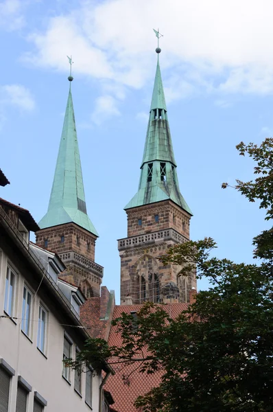 Igreja de St. Sebaldus - Narren rnberg / Nuremberg, Alemanha — Fotografia de Stock