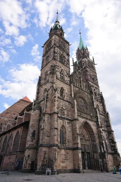 St. Lorenz Church - Nürnberg/Nuremberg, Germany — Stok fotoğraf