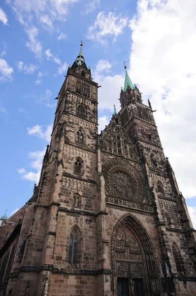 St. Lorenz Church - Nürnberg/Nuremberg, Germany — Stok fotoğraf