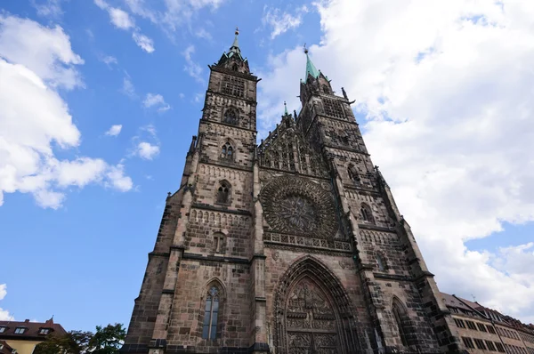 Igreja de St. Lorenz - Narren rnberg / Nuremberg, Alemanha — Fotografia de Stock