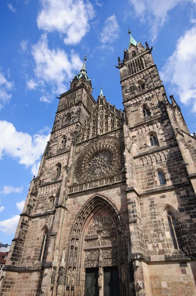 Церковь Св. Лоренца - Нюрнберг / Нюрнберг, Германия — стоковое фото