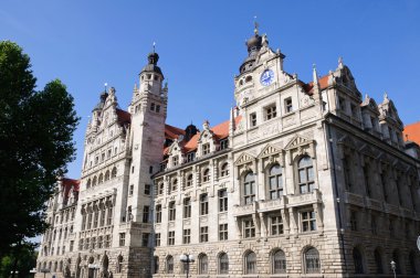 Neues rathaus - leipzig, Almanya