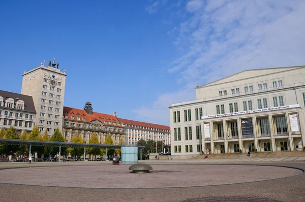 Augustusplatz - leipzig, deutschland — Stockfoto