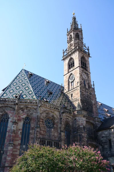 Domkyrkan - Bolzano/Bozen, södra Tyrol, Italien — Stockfoto
