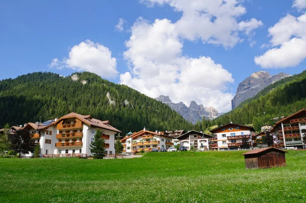 Canazei - Dolomity, Itálie — Stock fotografie