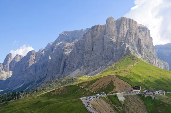 De sella massief groep - Dolomieten, Italië — Stockfoto