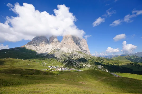 Sassolungo / Langkofel - Dolomites, Itália — Fotografia de Stock
