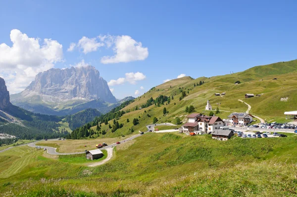 Gardena pass - Dolomites, Italy — Stock Photo, Image