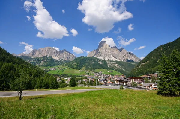 Corvara v badia - Dolomity, Itálie — Stock fotografie