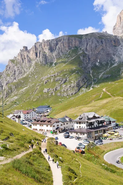 Przełęcz Pordoi - Dolomity, Włochy — Zdjęcie stockowe