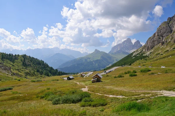 Pordoipas - Dolomieten, Italië — Stockfoto