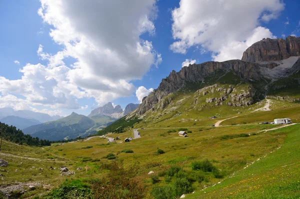 Pordoi pass - Dolomites, Italy — Stock Photo, Image