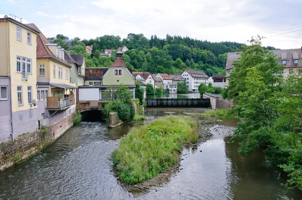 stock image Nagold river in Calw, Germany