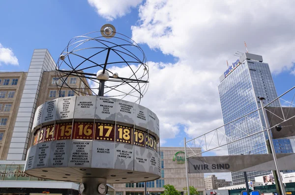 stock image Alexanderplatz and Weltzeituhr