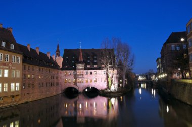 Heilig Geist Spital in Nuremberg, Germany, Taken in winter 2006 clipart