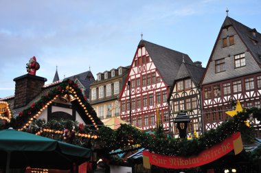 Christmas market in Frankfurt am Main, Germany clipart